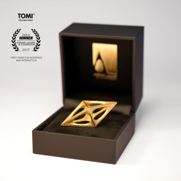 TOMI WORLD wins worldwide award in design news image