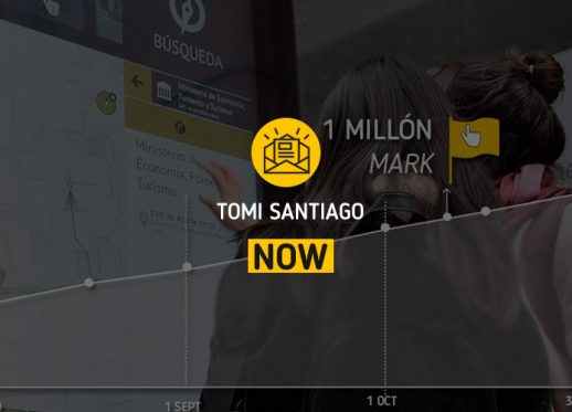 TOMI Santiago NOW: TOMI hits the 1 million interactions mark!